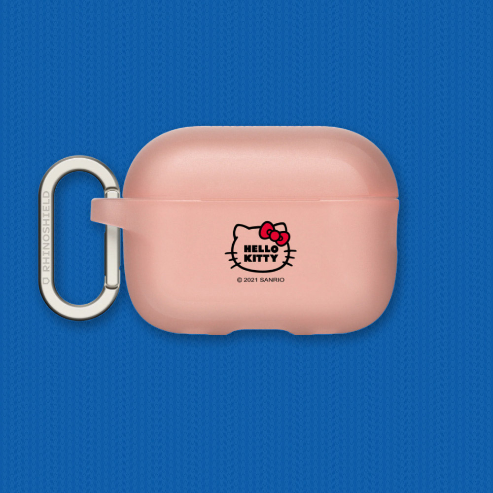 犀牛盾 適用於Airpods Pro 2/Pro/1/2/3 防摔保護殼(含扣環)/Hello Kitty Logo