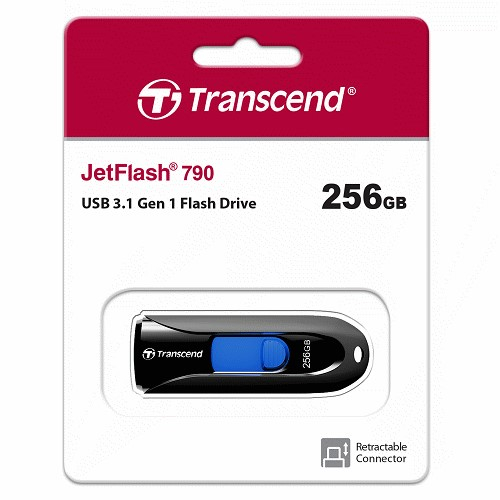TRANSCEND創見 256G 256GB 隨身碟 JetFlash790 USB 3.1 TS256GJF790K