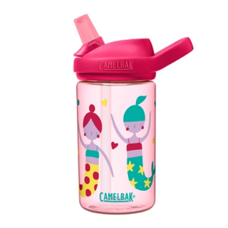4月活動促銷~《贈防塵蓋~》美國 CAMELBAK 400ml eddy+兒童吸管運動水瓶RENEW 娃娃美人魚