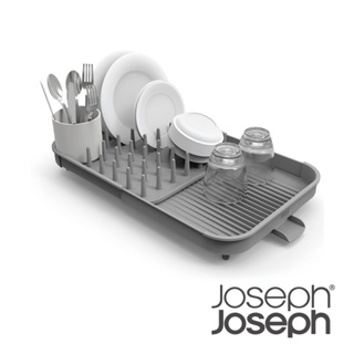 【英國 Joseph Joseph】Duo 可延伸杯碗盤瀝水組《WUZ屋子-台北》可伸縮 收納架 瀝水架 瀝