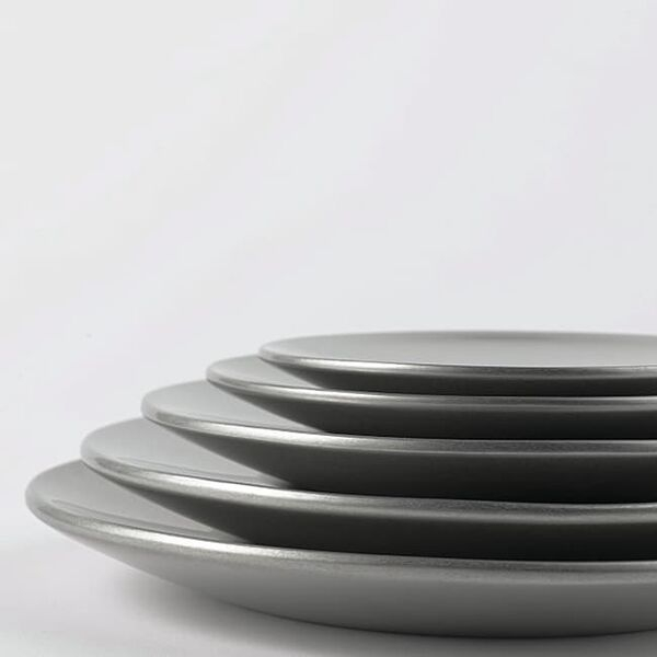 【日本AOYOSHI青芳製作所】仿舊雙層不鏽鋼淺盤-共4款《泡泡生活》餐盤 碗盤 戶外 工業風 復古盤 盤子
