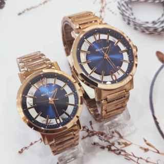 RELAX TIME法柏 輕熟時尚鏤空腕錶-藍（RT-56-12)
