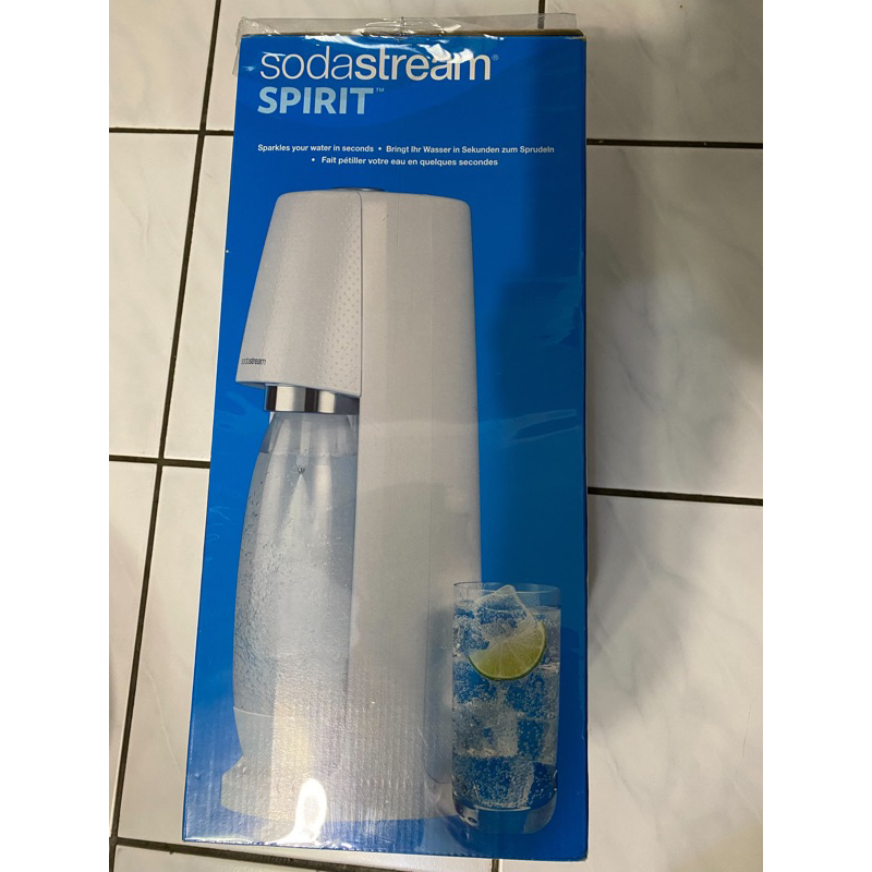 全新 Sodastream SPIRIT /Fizzi 氣泡水機 白色