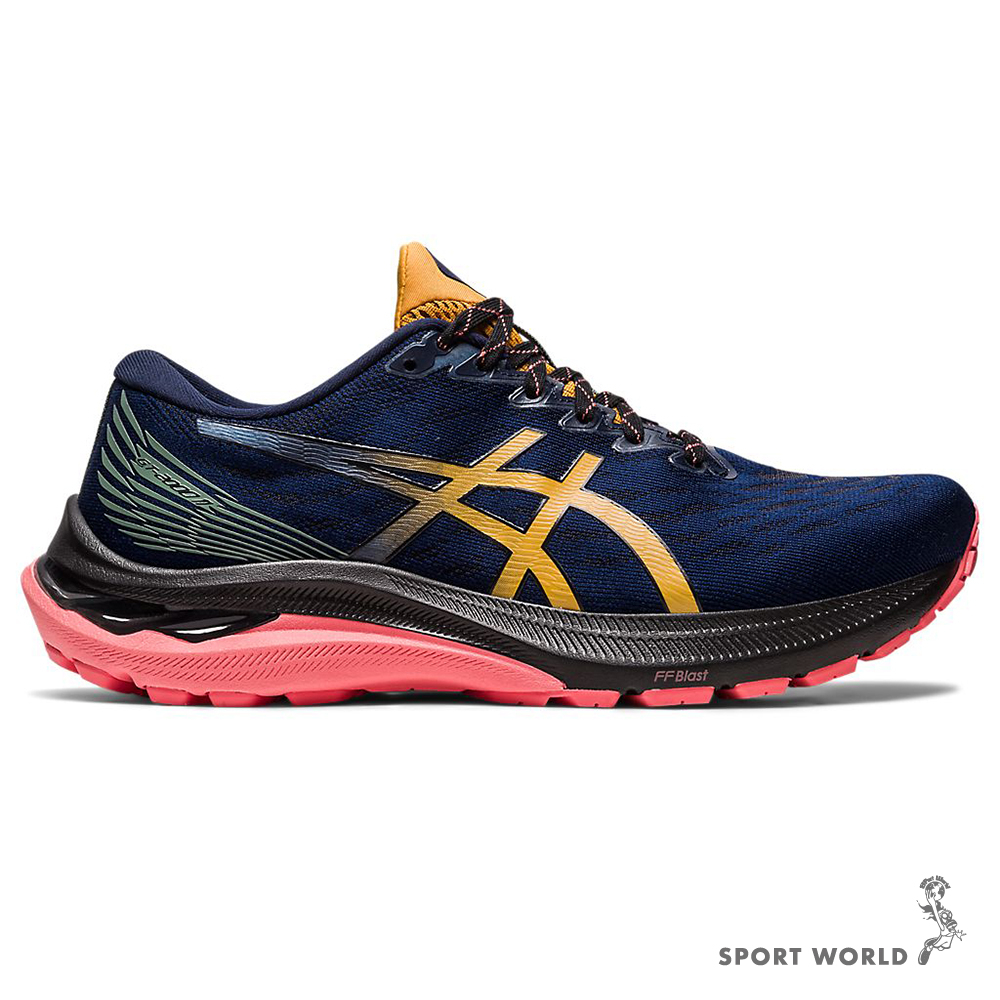 ASICS 女鞋 慢跑鞋 GT-2000 11 TR D 寬楦 深藍【運動世界】1012B532-700