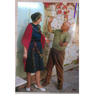 #畢卡索Picasso &Angeia Rosengart 經典紀念明信片