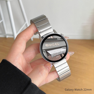 Galaxy Watch 3 22mm 一珠鋼竹節錶帶 45mm 46mm Realme Watch S 3 2 Pro