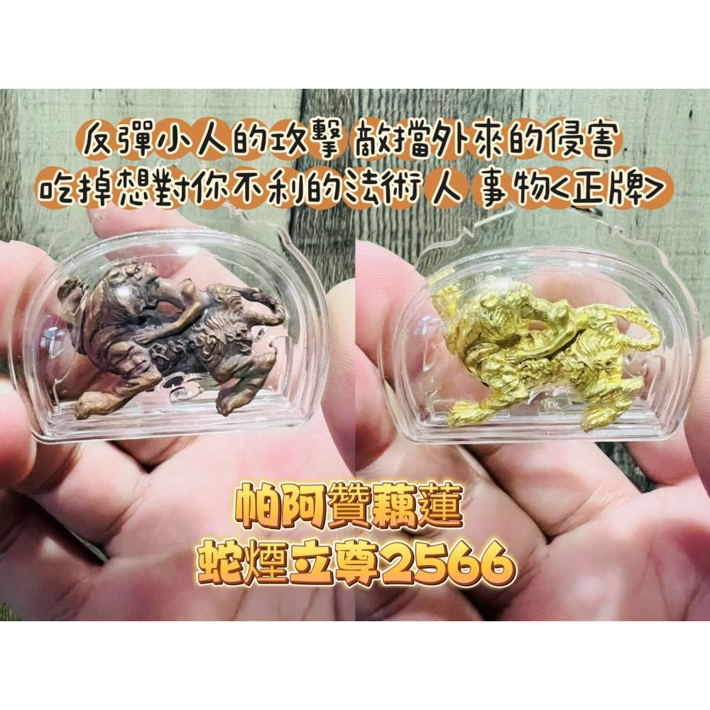 瓦泰啟緣✅帕阿贊藕蓮 蛇煙立尊 2566年 //反彈小人的攻擊 敵擋外來的侵害 吃掉想對你不利的法術 人 事物&lt;正牌&gt;