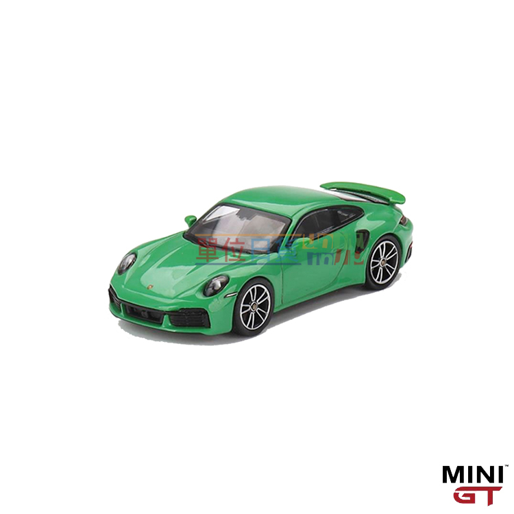 『 單位日貨 』現貨 MINI GT 1/64 保時捷 Porsche 911 Turbo S Green #525