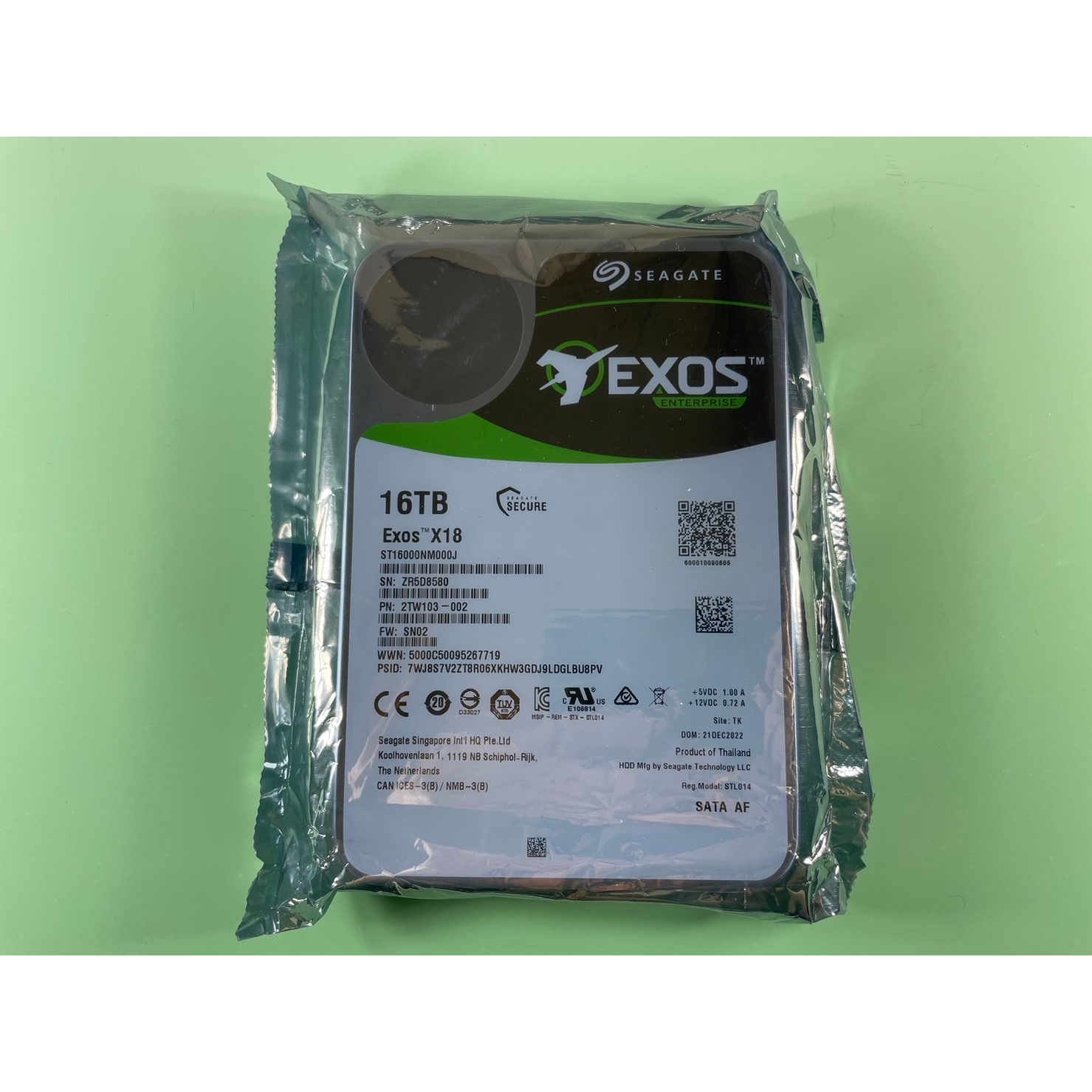【現貨熱銷，台北24H出貨】全新Seagate 16TB【Exos X18】3.5吋 NAS / 企業級硬碟