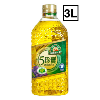桂格得意的一天-五珍寶健康調和油調和油3L