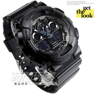 G-SHOCK 雙顯錶 GA-100CF-1A 原價3900 暗夜迷彩黑錶盤 男錶 CASIO卡西歐 飛行錶【時間玩家】