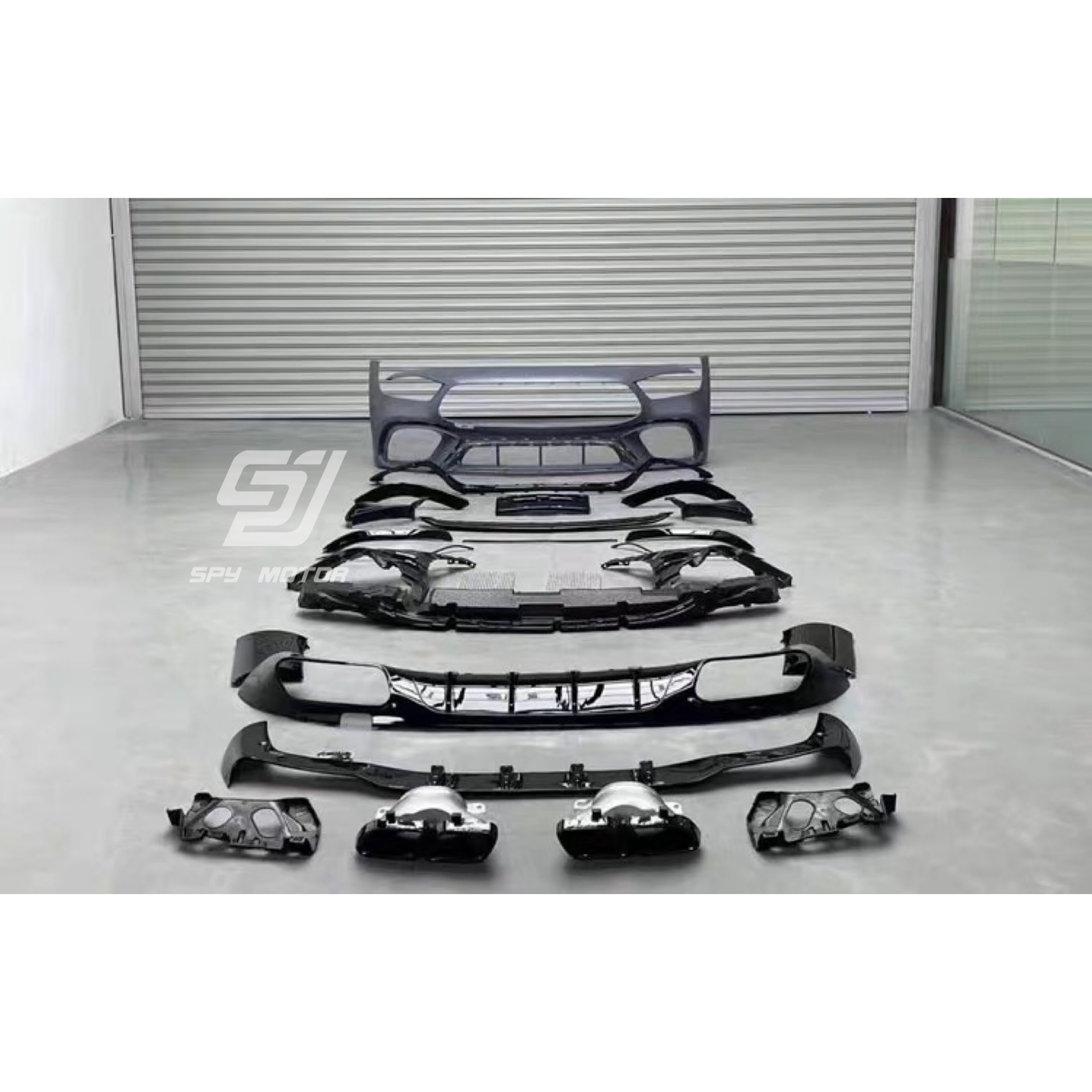 【SPY MOTOR】Benz X290 GT43 GT53 升級 GT63前保桿 後保桿 PP材質