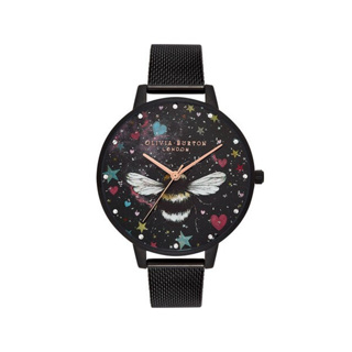 【OLIVIA BURTON】浪漫繁星蜜蜂米蘭腕錶 OB16WG87 38mm 現代鐘錶