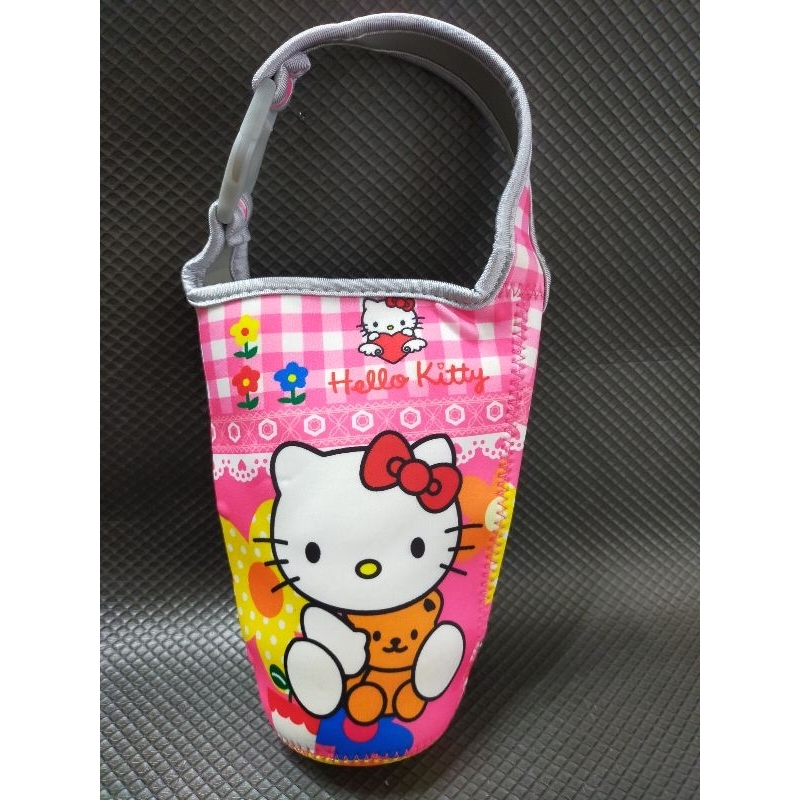 (全新品)Kitty 凱蒂貓冰霸杯提袋 飲料提袋