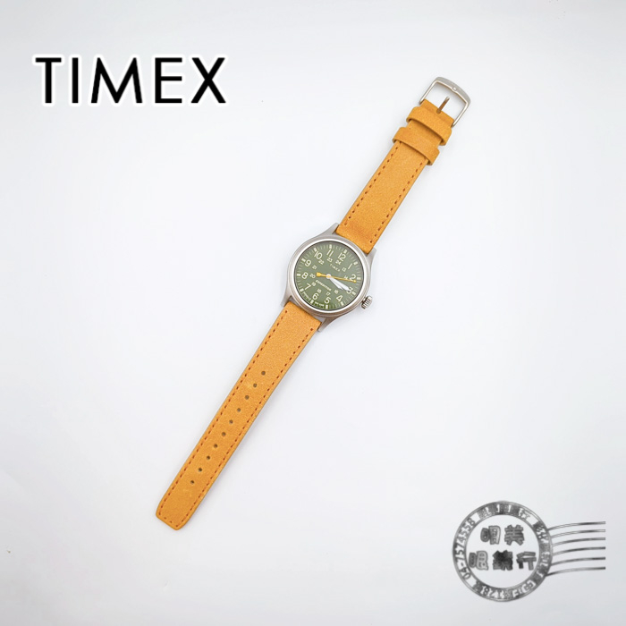 TIMEX 天美時 /TXTW4B23000/(深綠X咖啡)遠征系列/日期顯示探險腕錶/明美鐘錶眼鏡