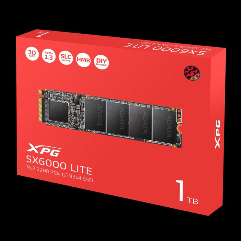 全新-XPG 固态硬盘XPG 翼龙 SX6000 Lite PCIe Gen3x4 M.2 228