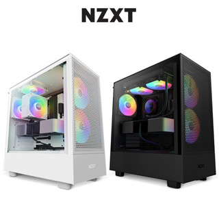 NZXT 美商恩傑 H5 Flow RGB 黑/白 ATX/卡長36.5/U高16.5/玻璃透側/電腦機殼