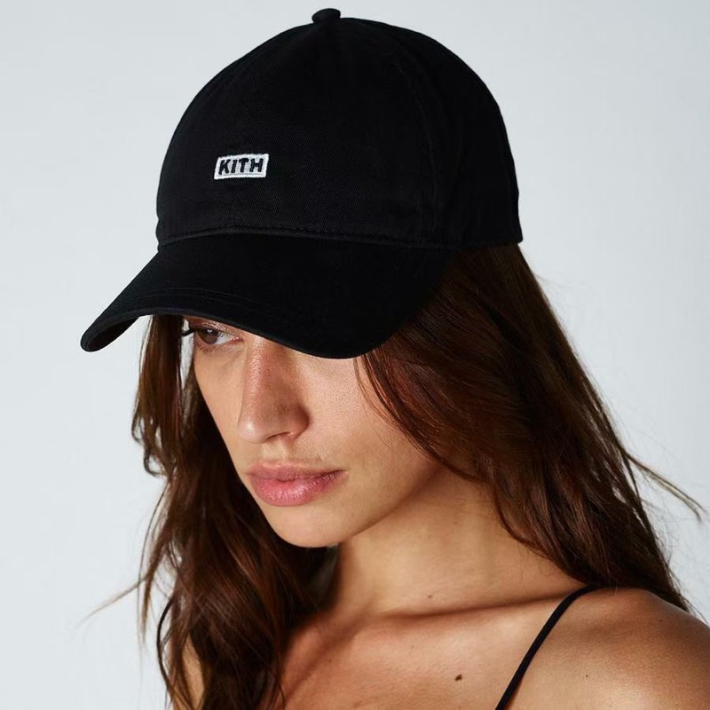 美國正品🇺🇸KITH TWILL CAP 黑色 素面基本款 字母 帽子 棒球帽 潮流 滑板帽