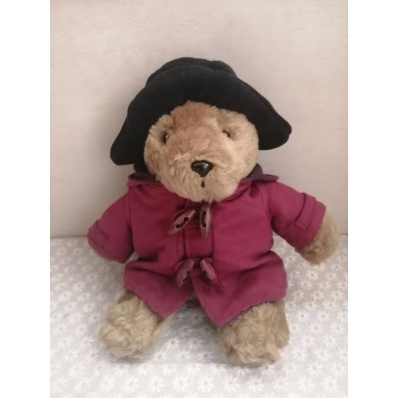 柏靈頓熊  Paddington Bear 2010年 稀少 棗紅色大衣黑色帽子 娃娃 玩偶