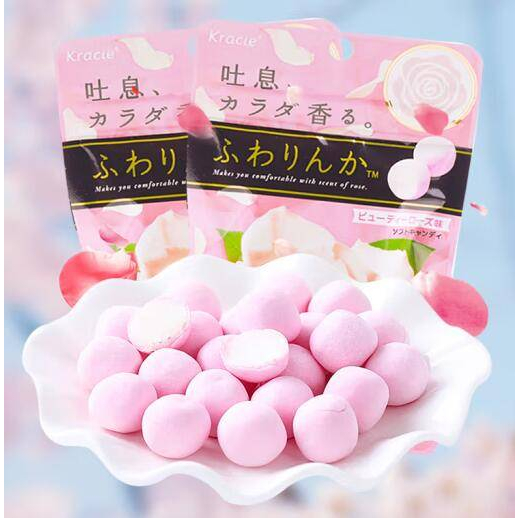 日本製 Kracie 玫瑰糖 薔薇軟糖 花香軟糖 軟糖 玫瑰軟糖 32g T00130136