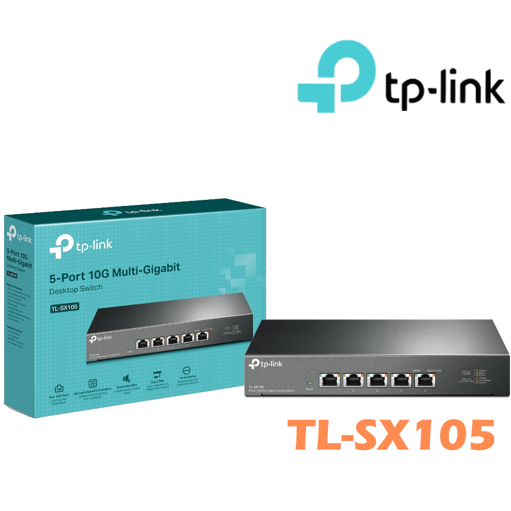 TP-Link TL-SX105 5埠 Gigabit桌上型交換器 乙太網路switch hub(金屬殼)