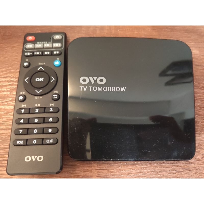 OVO電視盒 功能正常 全配件(主機、遙控器、電源線、HDMI)