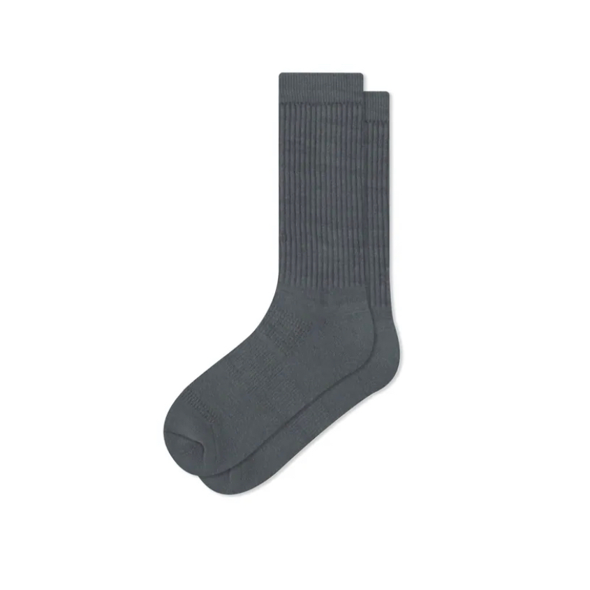 faam ESSENTIAL CREW 襪子- 素面單色針織高筒襪 [day tripper]