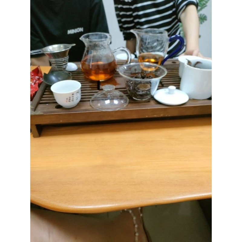 台灣紅檜木板中古茶桌