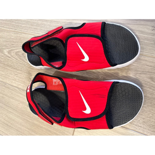 Nike sunray adjust 4 涼鞋 紅色 大童款