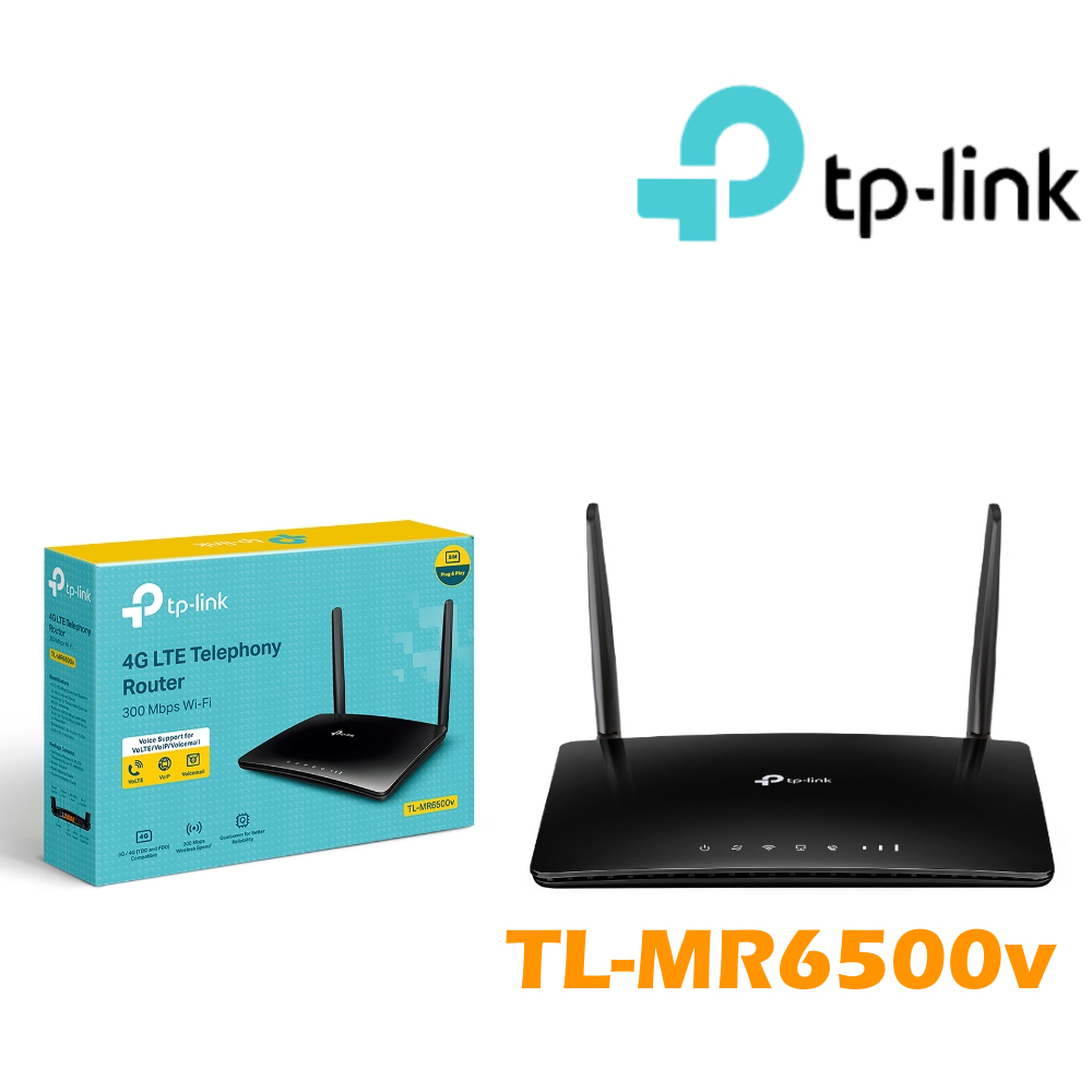 TP-Link TL-MR6500v 300Mbps 4G LTE 支援VoIP電話 WiFi 路由器 Wi-Fi分享器
