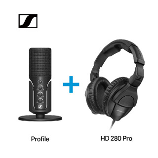 Sennheiser 森海塞爾 Profile USB麥克風+HD 280 PRO 監聽耳機 直播錄音監聽組