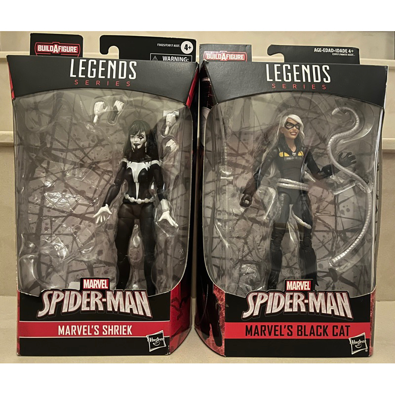 《AF歐塔庫》 Marvel Legends 漫威傳奇 蜘蛛人系列 黑貓&amp;尖嘯 兩款合售