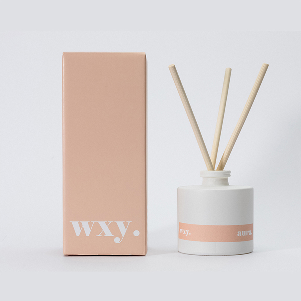 【生活工場】【英國 wxy】經典擴香- aura.雲杉 & 琥珀絨 /100ml 香氛蠟燭 薰香蠟燭