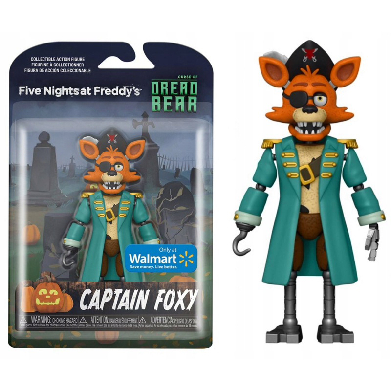 美國沃爾瑪限定Funko Five Nights At Freddy's佛萊迪五夜驚魂FNAF恐懼的詛咒Foxy船長公仔