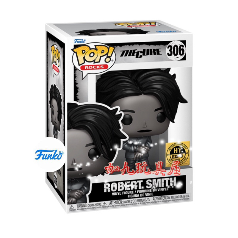 【加九玩具屋】（預購）限定貼 美國正版 Funko PoP 音樂系列 怪人合唱團 ROBERT SMITH 306