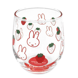 ♡松鼠日貨 ♡日本 正版 米飛兔 米飛 miffy 草莓 玻璃 水杯 玻璃杯 日本製