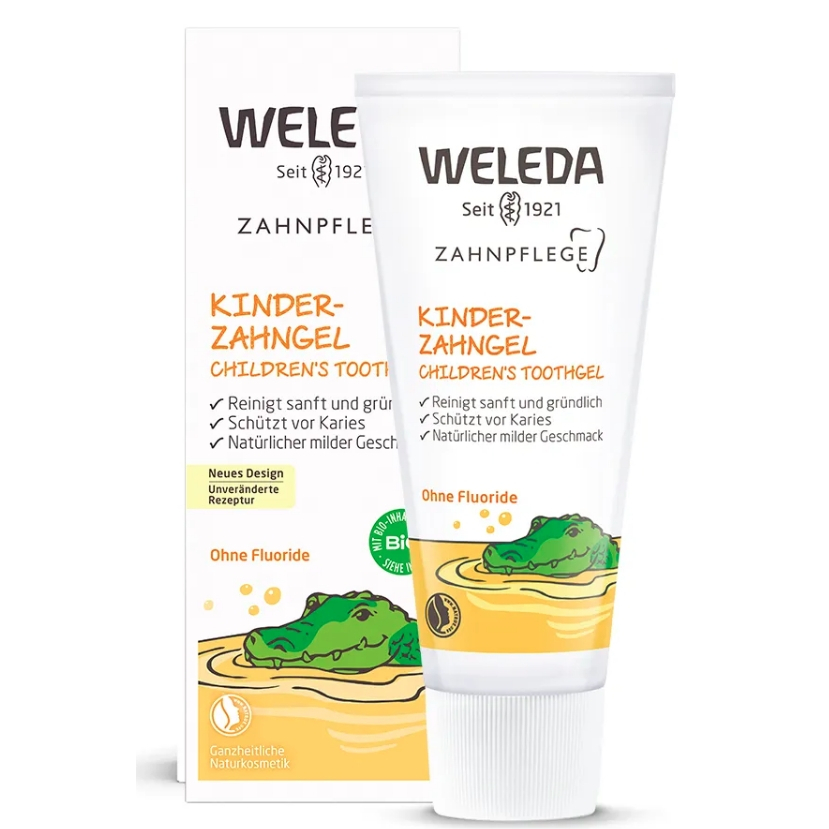 WELEDA 薇蕾德 天然金盞花 兒童 潔牙膠 1歲以上適用 50ml 牙膏