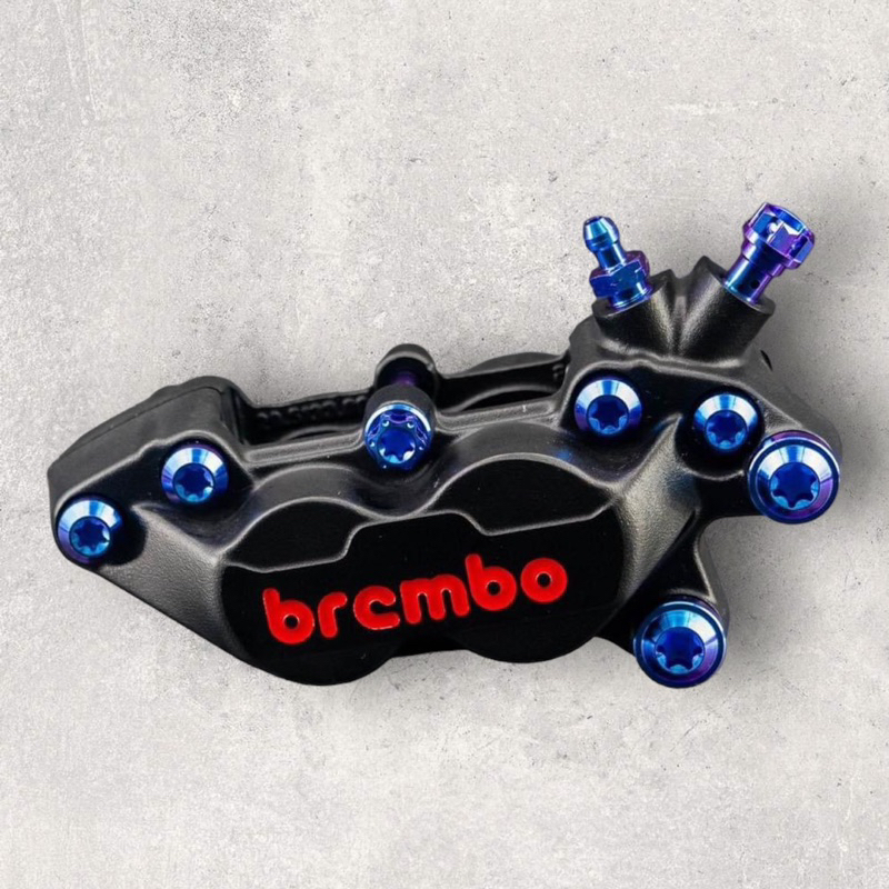 翰林🆁🅰🅲🅸🅽🅶二輪 S Bikers X BikeKing Brembo 基本對四 鈦合金 鈦螺絲 螺絲 鈦活塞 活塞
