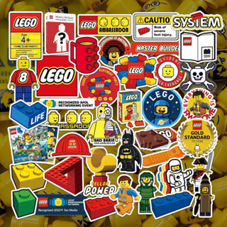 積木迷🇺🇸1包40張 LEGO 樂高 積木 貼紙 貼紙包 裝飾貼 收納箱 玩具箱 裝飾 iPad Air Mac 筆記本