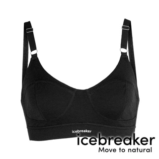 【icebreaker】Queens 女後扣式內衣JN200 『黑色』0A59HR戶外 運動 柔軟 舒適 羊毛 吸濕 排