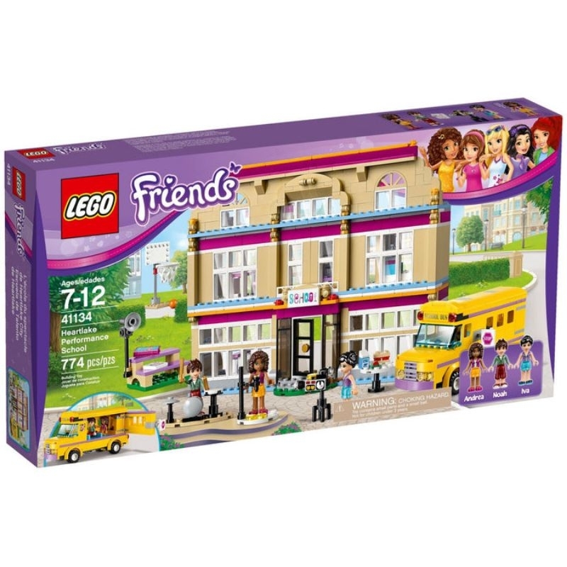 【 好美玩具店 】樂高  LEGO  Friends 系列 41134 心湖城表演藝術學校 ＊盒況普通＊