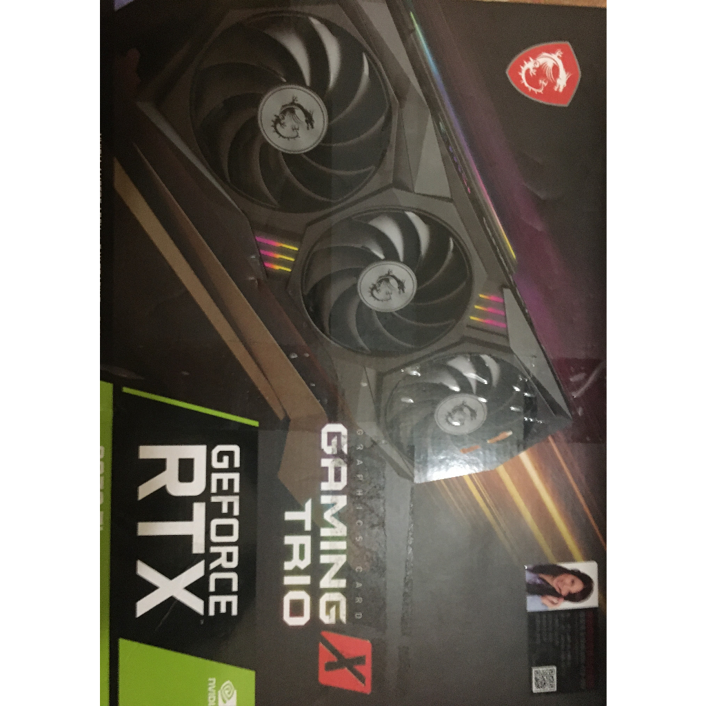 2手顯卡紙盒 MSI 微星 RTX3070 TI 8GB DDR6 2手紙盒