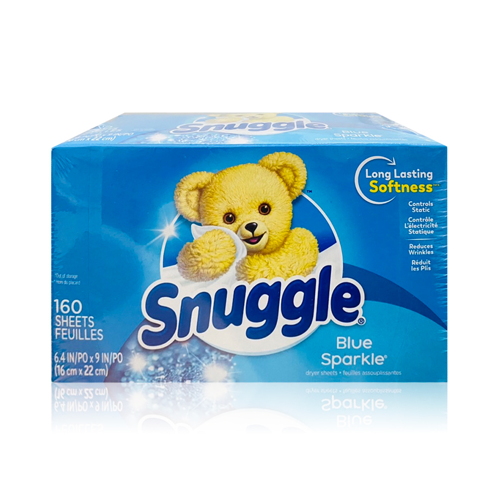 美國進口 熊寶貝 Snuggle 衣物柔軟片160片 / 盒 烘衣紙