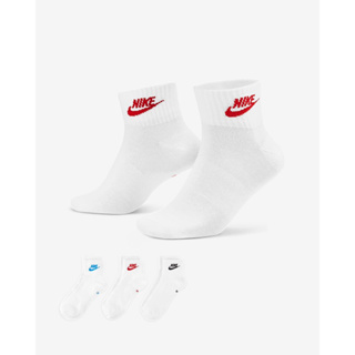 ➕鞋家➕ 配件 Nike Everyday 中筒 運動襪 3雙一組 白色 DX5074-911