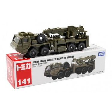 TAKARA TOMY TOMICA 超長型小汽車 NO.141 TM141 自衛隊重裝輪回收車 TM141A