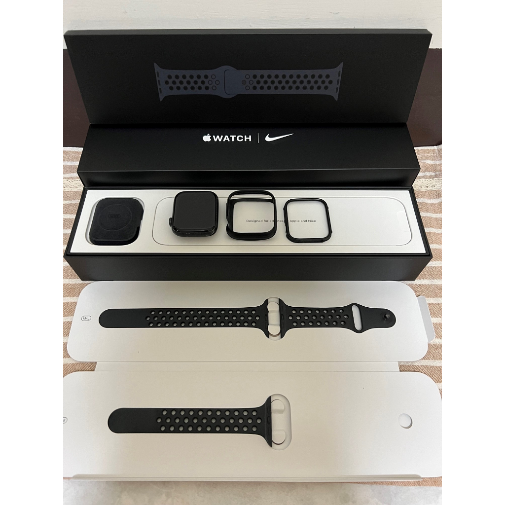 【Apple】二手_Apple Watch S5 44mm Nike+ 鋁合金_無傷_100%電量