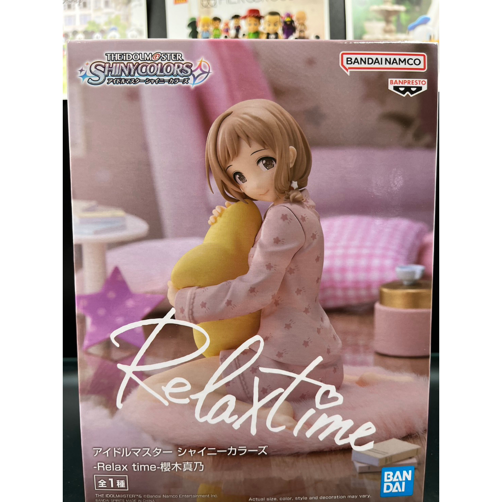 正版 偶像大師 偶大 閃耀色彩 RELAX TIME 櫻木真乃 偶大 櫻木 真乃 萬代 Bandai