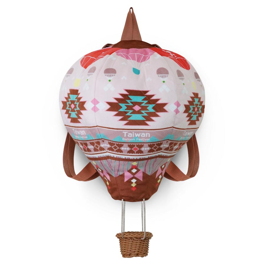免運！！波西粉-熱氣球絨毛背包-台東熱氣球-熱氣球充氣-充氣玩具工廠-充氣玩具-吹氣玩具-紀念小球-熱氣球紀念