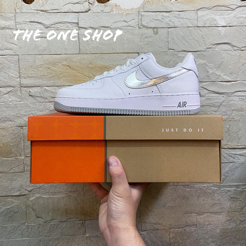 TheOneShop NIKE AIR FORCE 1 LOW RETRO 白色 白銀灰 銀勾 DZ6755-100