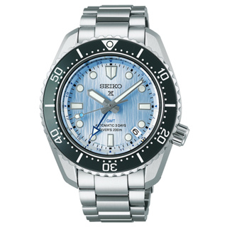 SEIKO精工PROSPEX限量款冰川GMT陶瓷錶圈200米潛水錶-藍(SPB385J1/6R54-00C0B)SK28